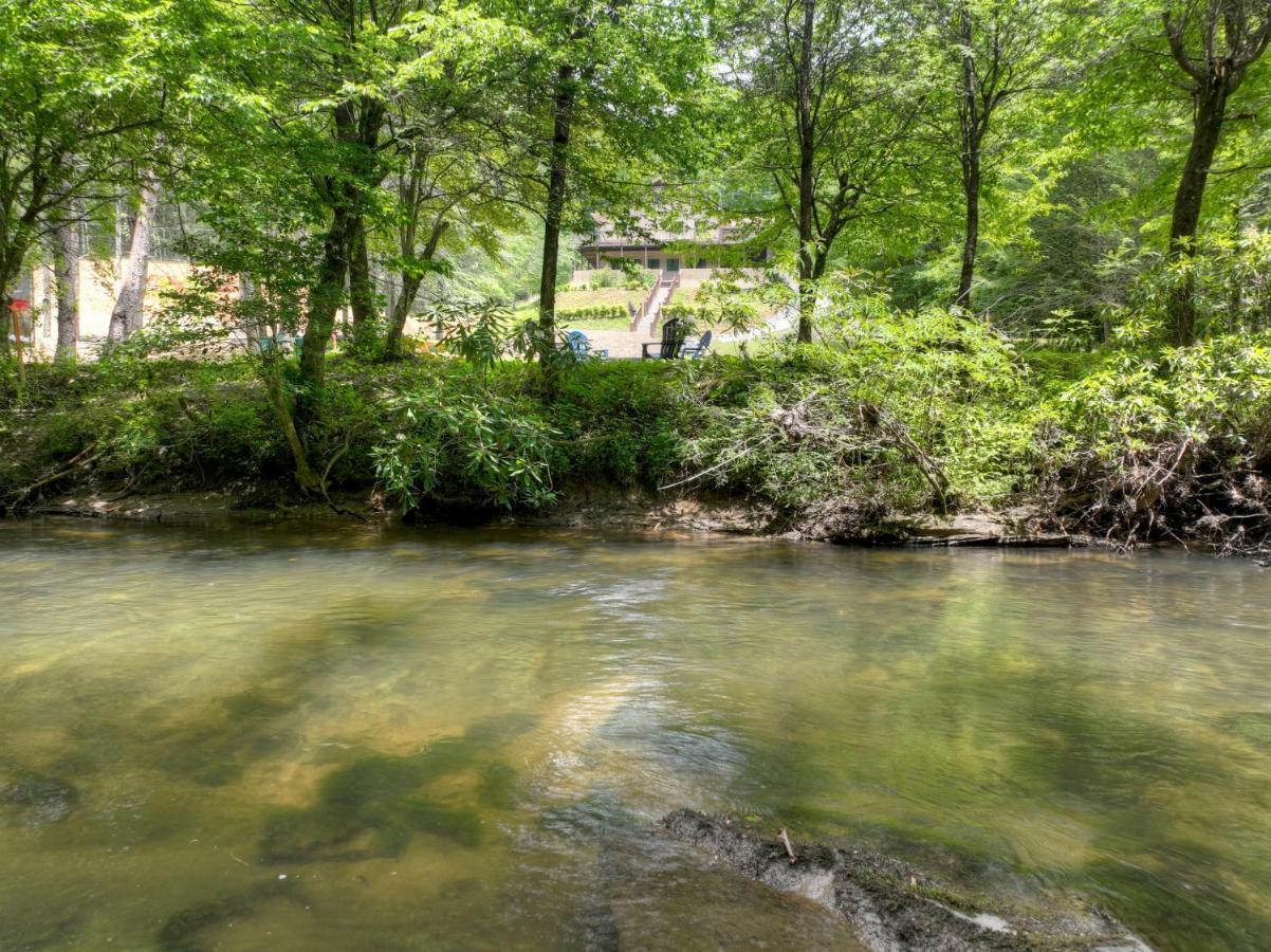 The Chariot - Creek Front With Hottub, Fire Pits, Billiards, Ev Charger - Sandalwood Stays Blue Ridge Εξωτερικό φωτογραφία