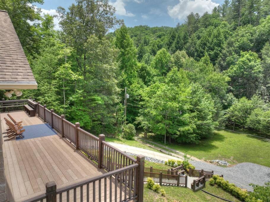 The Chariot - Creek Front With Hottub, Fire Pits, Billiards, Ev Charger - Sandalwood Stays Blue Ridge Εξωτερικό φωτογραφία