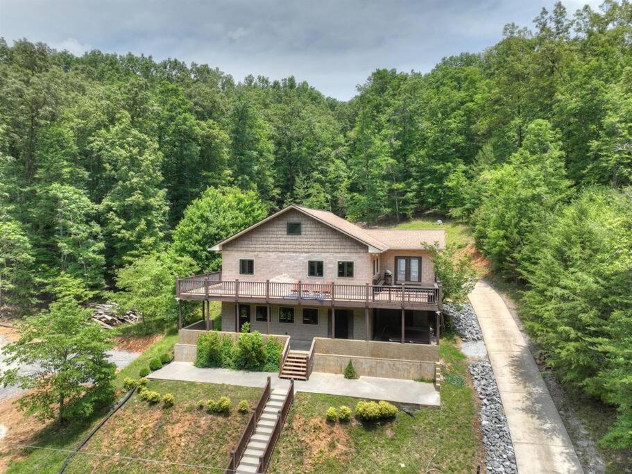 The Chariot - Creek Front With Hottub, Fire Pits, Billiards, Ev Charger - Sandalwood Stays Blue Ridge Εξωτερικό φωτογραφία